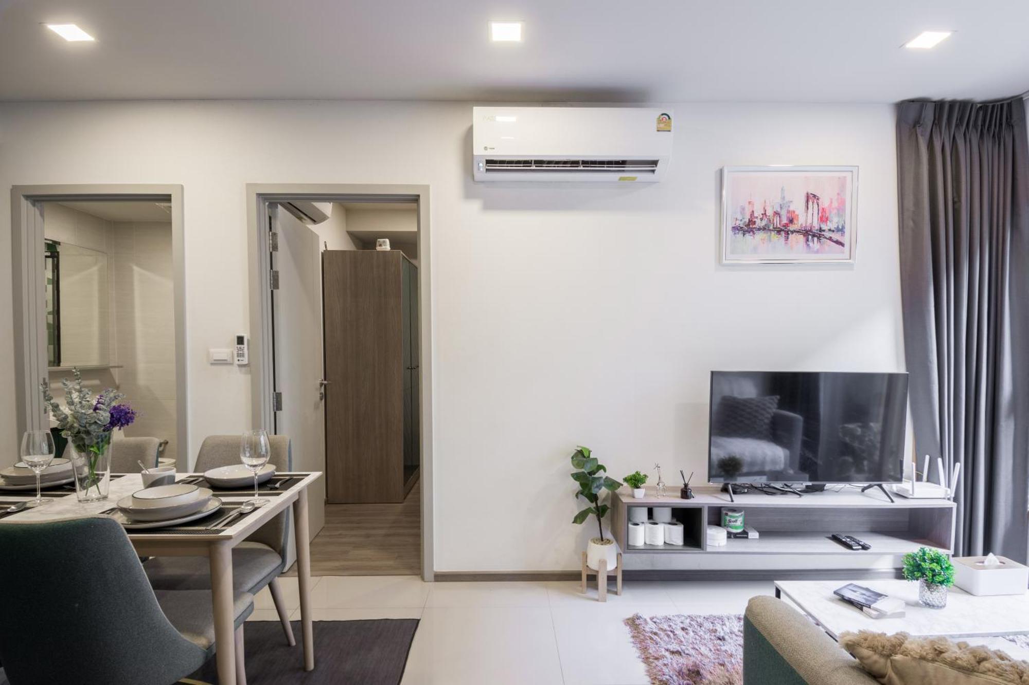 Апартаменты Brissluxe At Bts Onnut Sukumvit 50 Бангкок Экстерьер фото